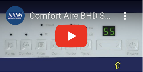 Comfort-Aire Dehumidifier BHD Series 